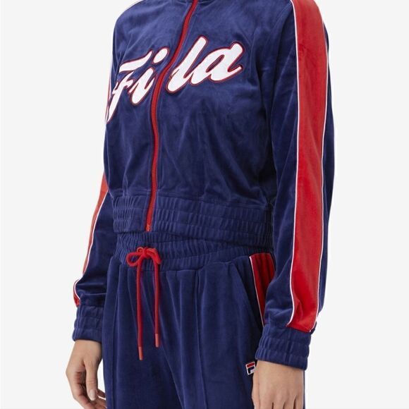 NWT Fila Valery Velour Track Jacket Size 2X - Picture 3 of 9